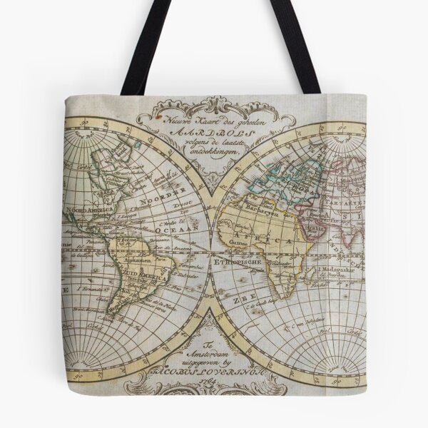 Item preview, Vintage Map of The World (1795) designed and sold by BravuraMedia.