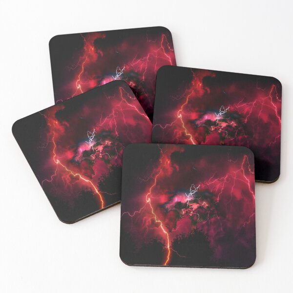 Item preview, Red Electric Sky designed and sold by Punderstandable.