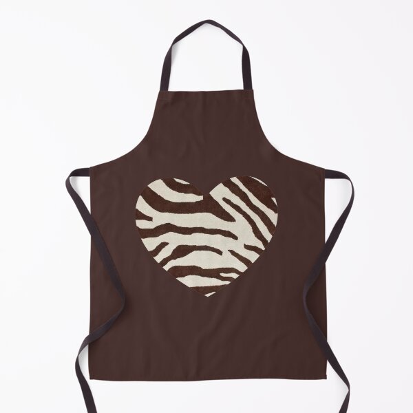 Item preview, zebra heart designed and sold by femme McCulley.