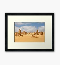 Die Pinnacles bei Nambung National Park Western Australia Gerahmtes Wandbild