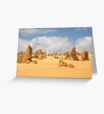 The Pinnacles at Nambung National Park Western Australia Greeting Card