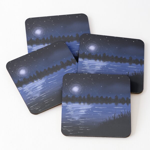 Item preview, moonlight over the lake designed and sold by friendlybug.