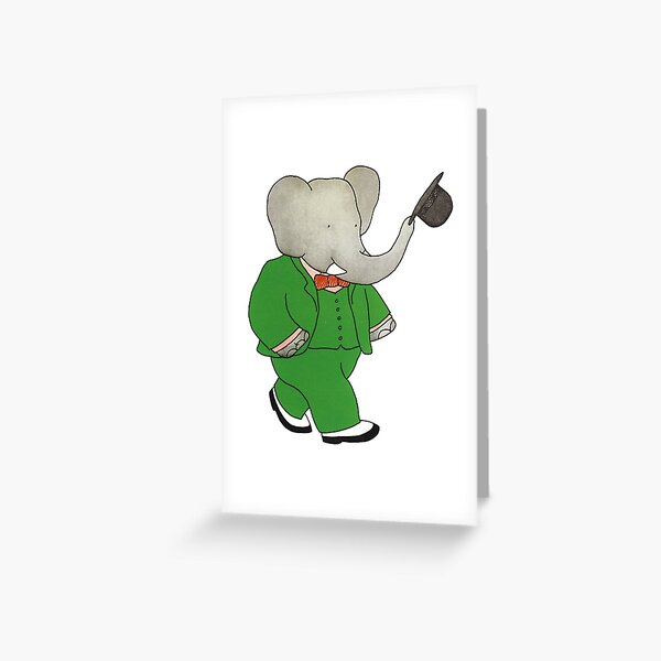 Babar l'Elephante Greeting Card