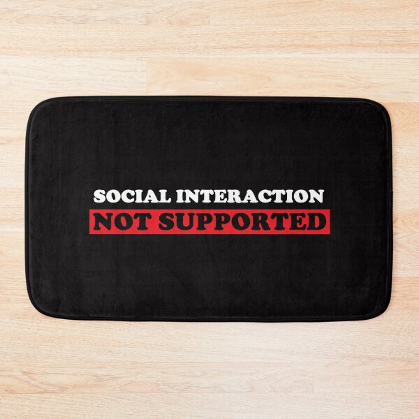 Item preview, Social Interaction Not Supported  designed and sold by DevMetal.