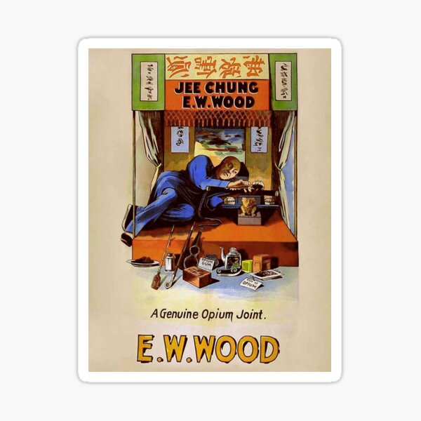 Item preview, 1899 Jee Chung E.W.Wood - A Genuine Opium Joint. Library of Congress Theatrical Poster Collection designed and sold by JJ Eagle.