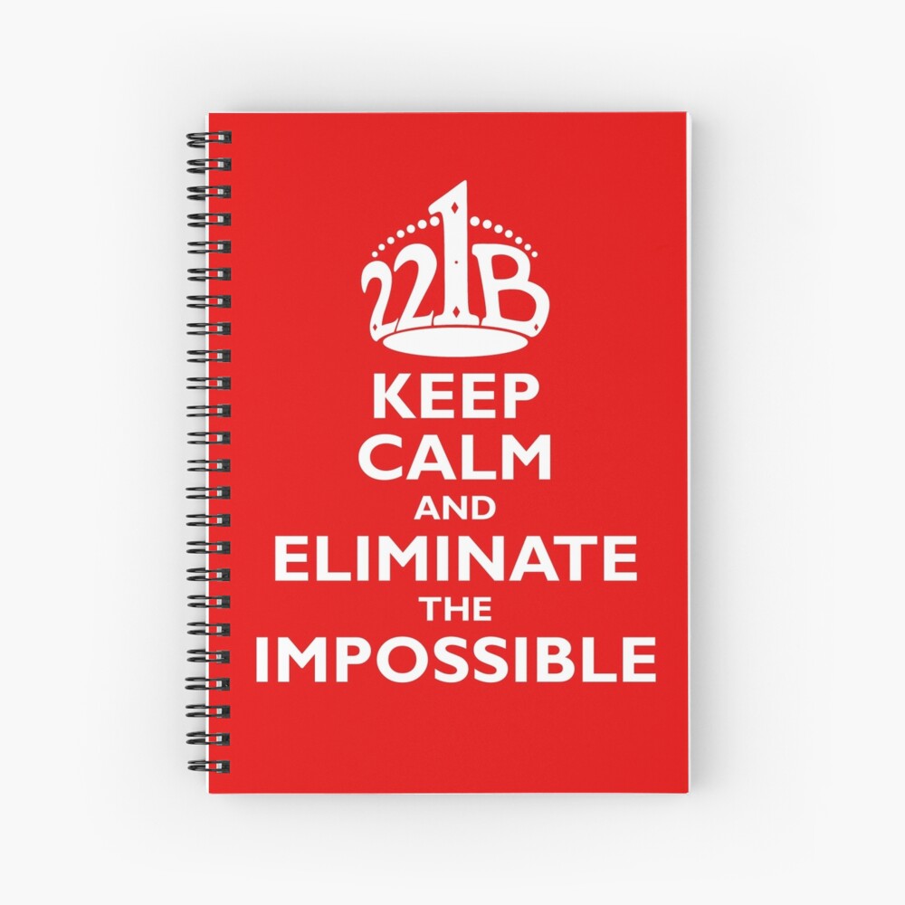 Sherlock Holmes: The Game Is Afoot Spiral Notebook