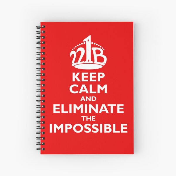 Sherlock Holmes: The Game Is Afoot Spiral Notebook