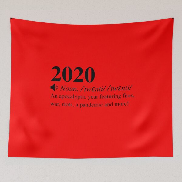 Item preview, 2020 Definition: An Apocalyptic Year Featuring Fires, War, Riots, A Pandemic and More! Hilarious 2020 Meme.  designed and sold by mind-illusions.