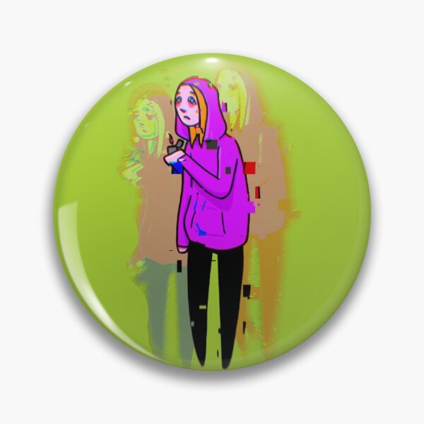 Item preview, glitch neon girl with lighter designed and sold by doomdelion.