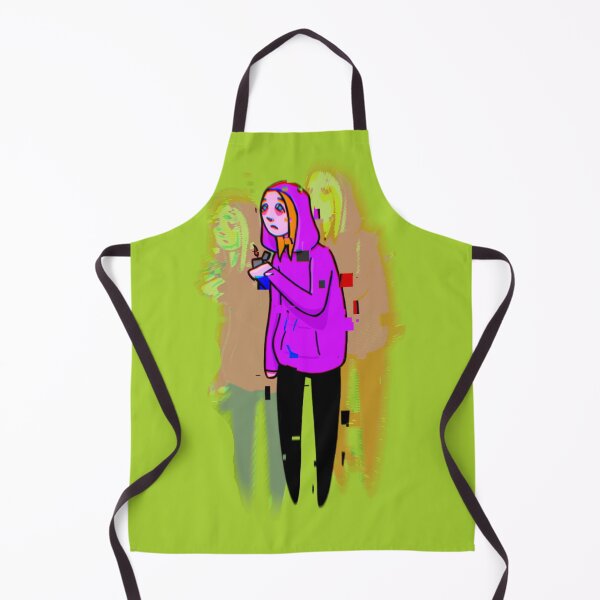 Item preview, glitch neon girl with lighter designed and sold by doomdelion.