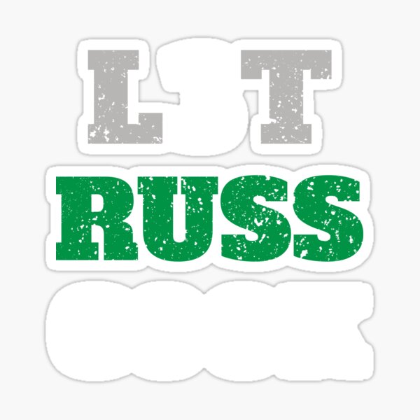 Russell Wilson STICKER - Denver Broncos NFL QB Let Russ Cook