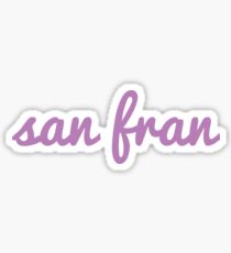 San Fran - PURPLE Sticker