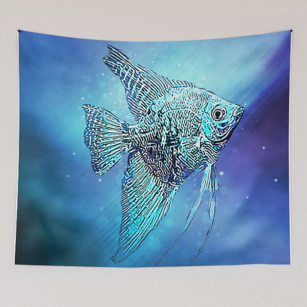 Item preview, Angelfish Phillipine Blue designed and sold by GFishy.