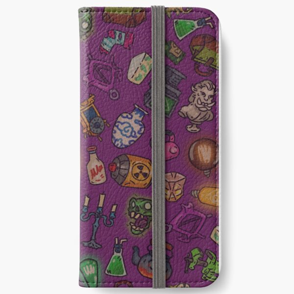 Magenta objects of life iPhone Wallet