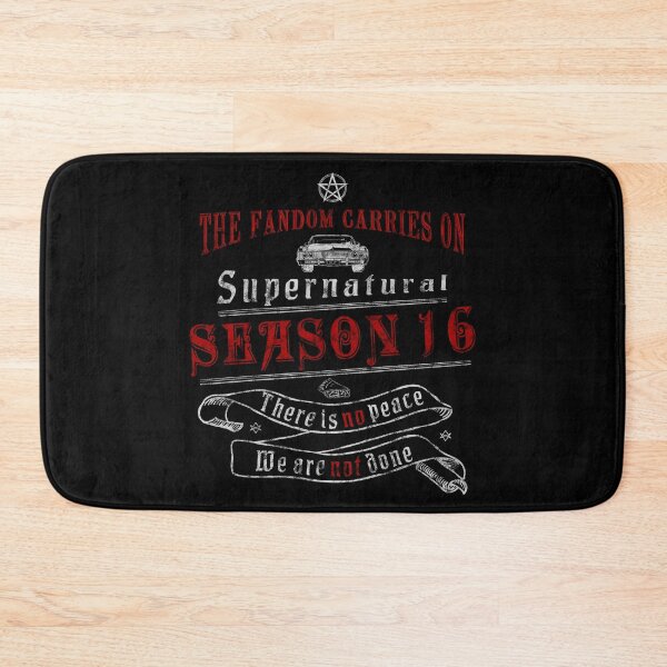 Item preview, SPN Fandom Season 16 (Vintage White Version Distressed)  designed and sold by MinaMonsterMash.