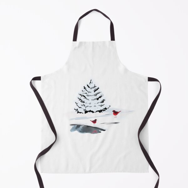 Item preview, Red Robins, Winter Wonderland, Ice and Red Robins designed and sold by KatjaRedbubble.
