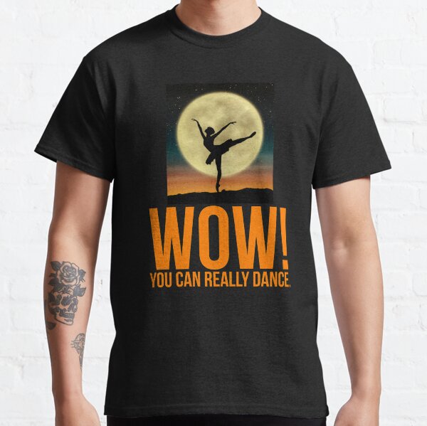 Item preview, wow you can really dance. ballerina silhouette. moon. stars. sunset designed and sold by efenem.