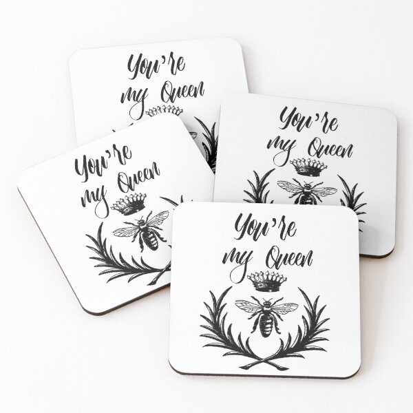 Item preview, Bee My Valentine - you are my queen bee designed and sold by sociedadsecreta.
