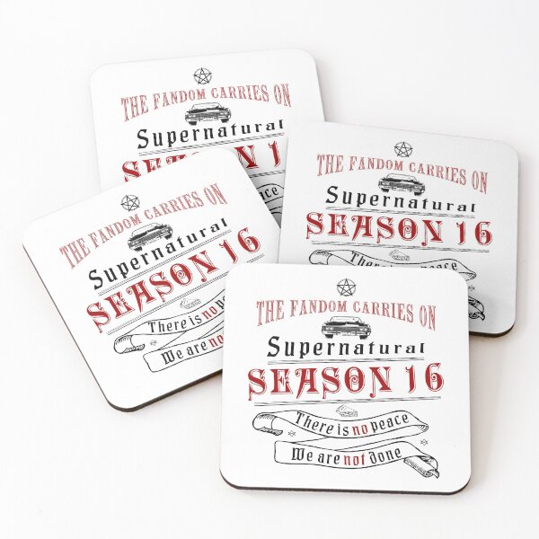 Item preview, SPN Fandom Season 16 (Vintage Black Version)  designed and sold by MinaMonsterMash.