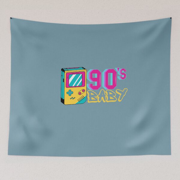 Item preview, 90s Baby - 1990's retro vintage colorful design. designed and sold by Theleochick.