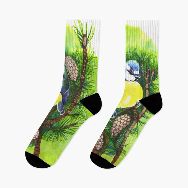 Item preview, Garden Bird on a Pine Tree designed and sold by MitaDreamDesign.