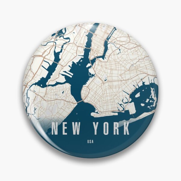 Item preview, mapa de la ciudad de nueva york designed and sold by TwoRabbits.