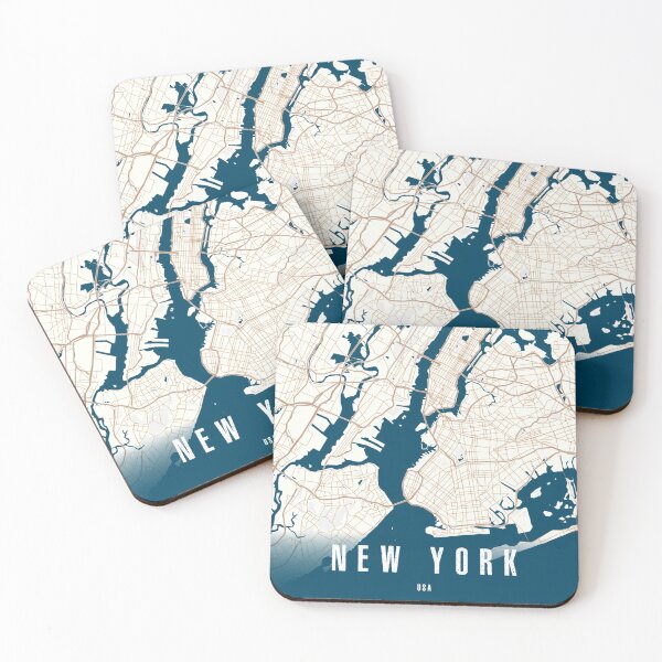 Item preview, new york city map designed and sold by TwoRabbits.