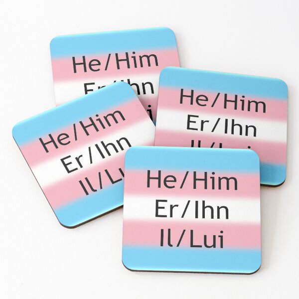 Item preview, Male Pronouns designed and sold by gallifreystede.
