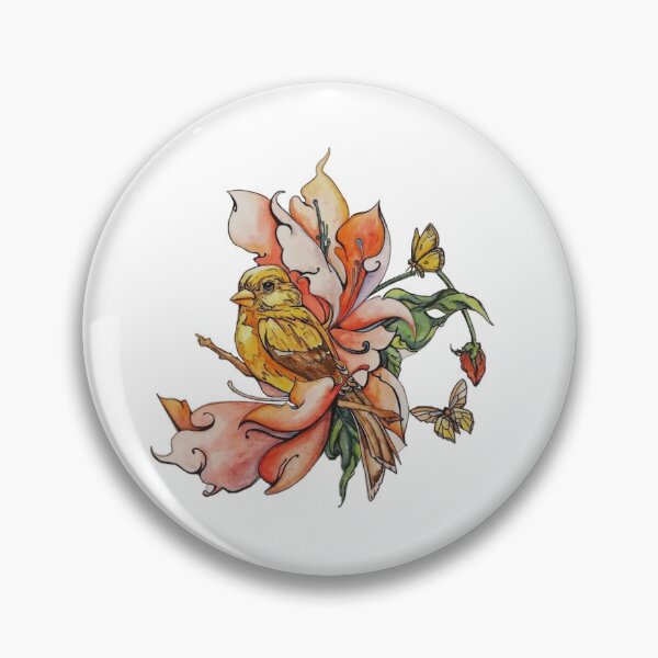 Item preview, Floral bird  designed and sold by BunniBizzare.