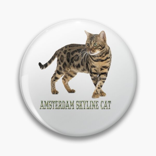 Item preview, Amsterdam Skyline Cat designed and sold by Tourtite.
