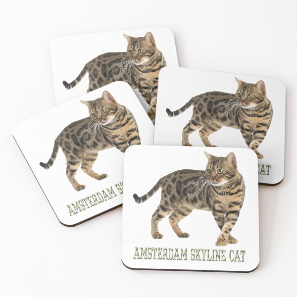 Item preview, Amsterdam Skyline Cat designed and sold by Tourtite.