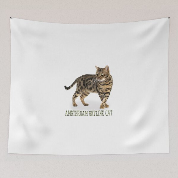 Item preview, Amsterdam Skyline Cat designed and sold by Tourtite.