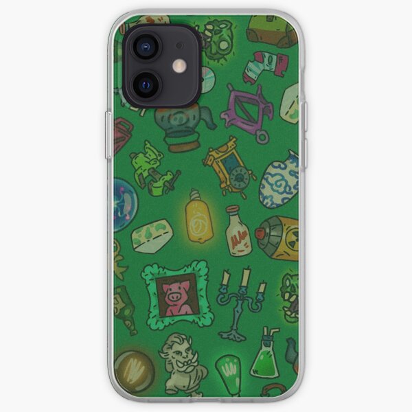 Green objects of life iPhone Soft Case