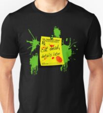 ReAnimator Cat Dead, Details Later Unisex T-Shirt