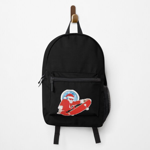 Item preview, Skater Santa Claus with Sunglasses On Skateboard Shooting The Moon, designed and sold by DzinesByEarle.