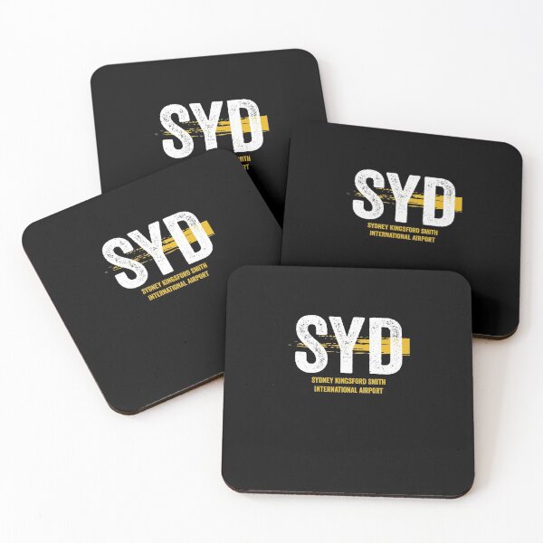 Item preview, SYD, Sydney International Airport, Australia Airport Code. Flying, travel and pilot souvenir  designed and sold by VFRZone.