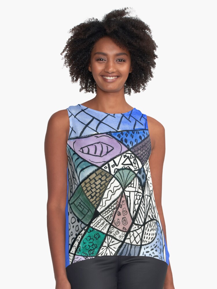 Item preview, Sleeveless Top designed and sold by Melindrea.