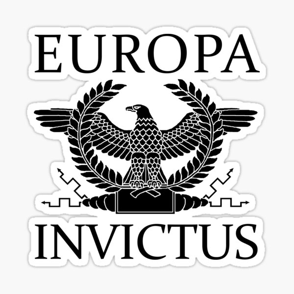 Europa Invictus" Sticker for Sale AtlanteanArts | Redbubble