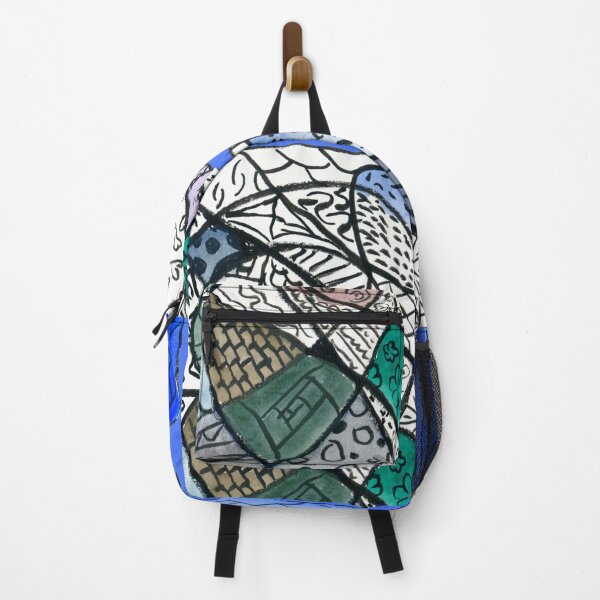 Item preview, Ultramarine blues doodle designed and sold by Melindrea.