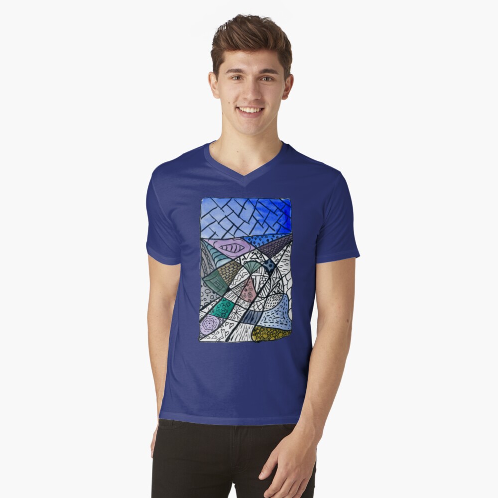 Item preview, V-Neck T-Shirt designed and sold by Melindrea.