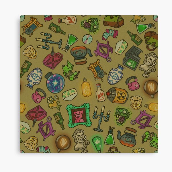 Beige objects of life Canvas Print