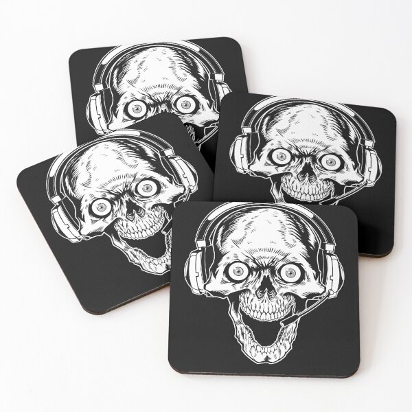 Item preview, Gamer Skull Black designed and sold by davidlange.