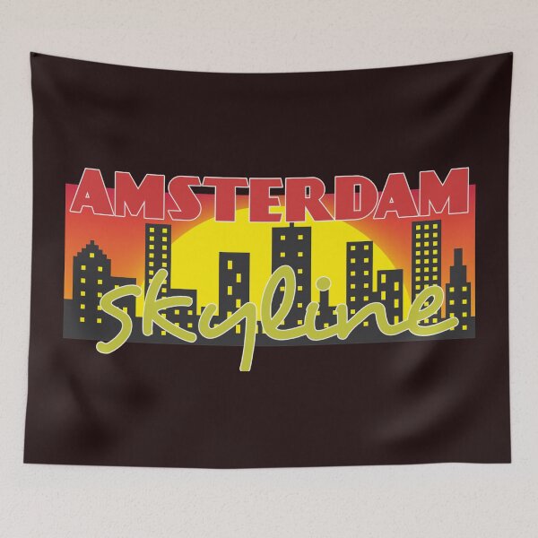 Item preview, Amsterdam Skyline designed and sold by QuotesDogma.