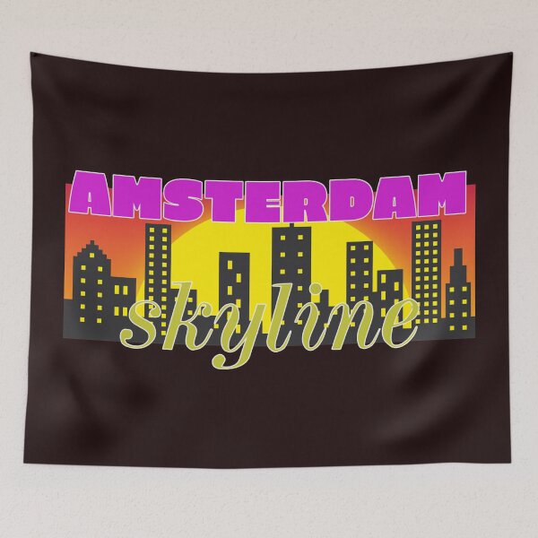 Item preview, Amsterdam Skyline designed and sold by QuotesDogma.