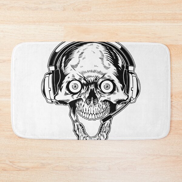 Item preview, Skull Gamer White designed and sold by davidlange.