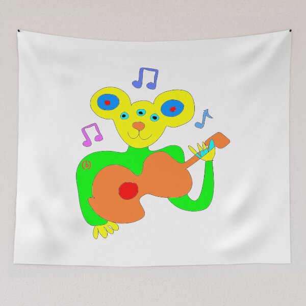 Item preview, Mouse playing guitar  designed and sold by (b)ananartista SBUFF.