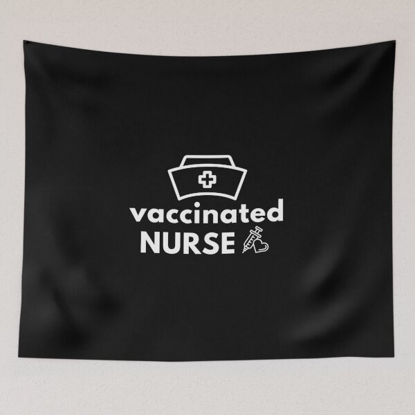 Item preview, Vaccinated Nurse Pfizer vaccine designed and sold by thegoldenyears.