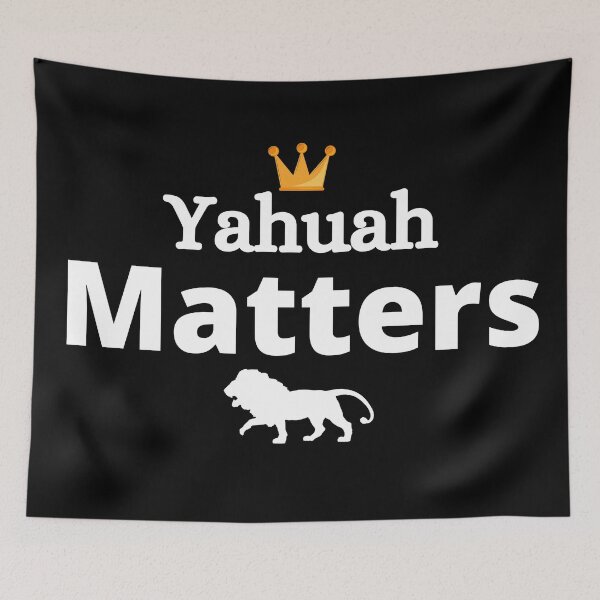 Item preview, Yahuah (LORD) Matters with Crown and Lion designed and sold by DaughterofYah.