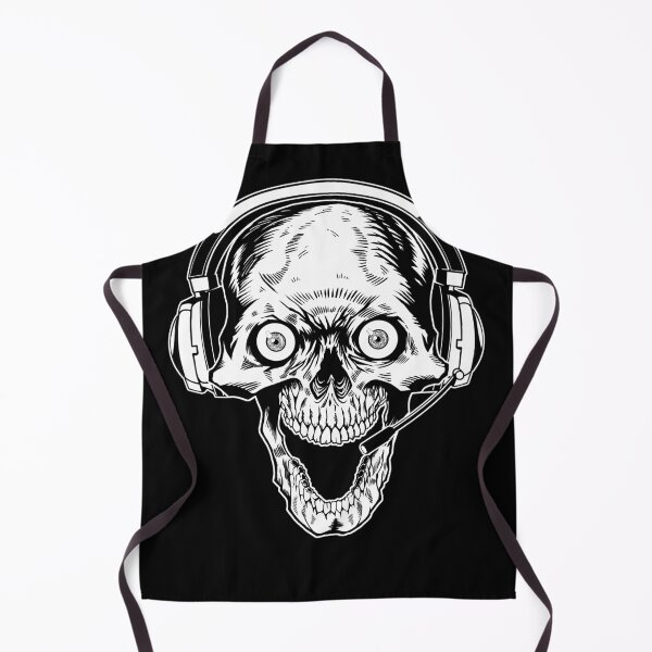 Item preview, Gamer Skull Black designed and sold by davidlange.