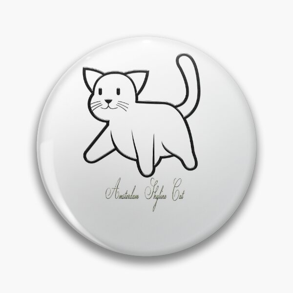 Item preview, Amsterdam Skyline Cat designed and sold by Tourtite.